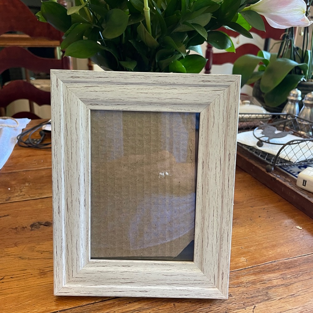 Rustic White Photo Frame 5x7